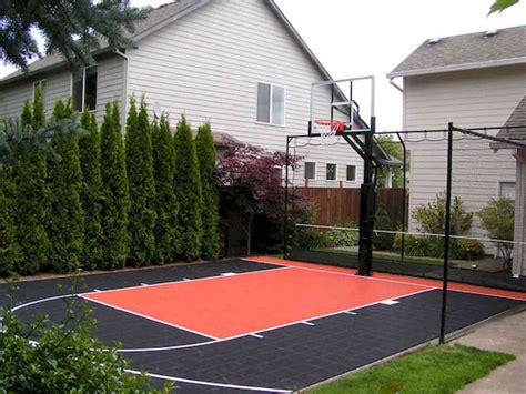 27 sport court backyard ideas (27) | Basketball court backyard, Backyard court, Backyard basketball