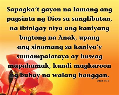 John 3:16 Tagalog – International Bible House