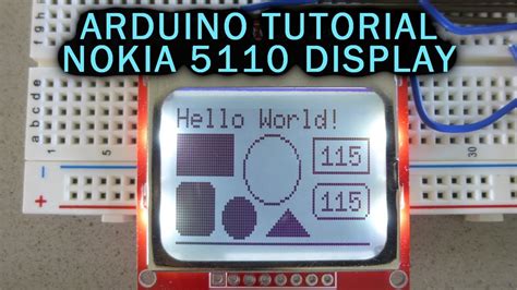 Arduino Tutorial: LCD Nokia 5110 Display - YouTube