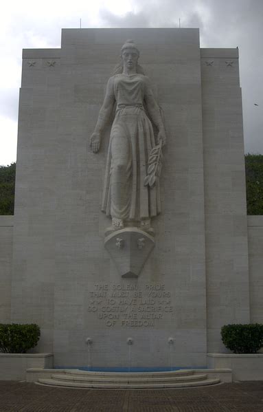 Lady Columbia statue which is purported to represent all grieving mothers. The inscription was ...