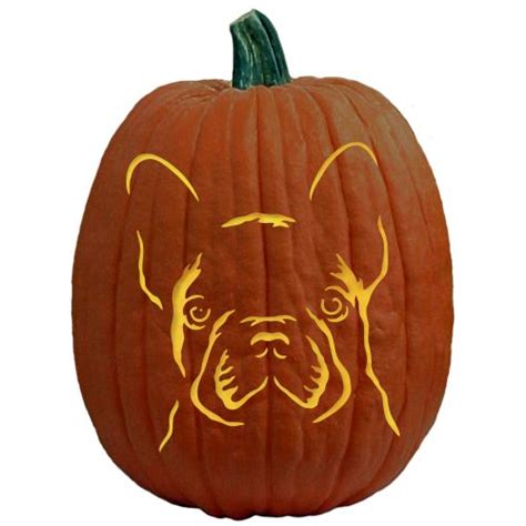 French Bulldog – Free Pumpkin Carving Patterns | Pumpkin carving, Pumpkin carving patterns ...