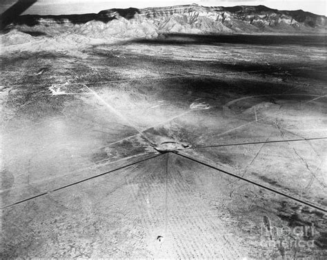 Test Site And Bomb Crater Photograph by Bettmann - Fine Art America