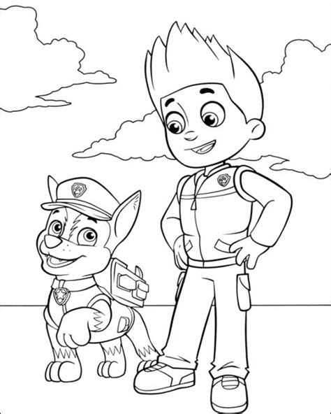 Nick Jr Coloring Pages Paw Patrol at GetColorings.com | Free printable ...