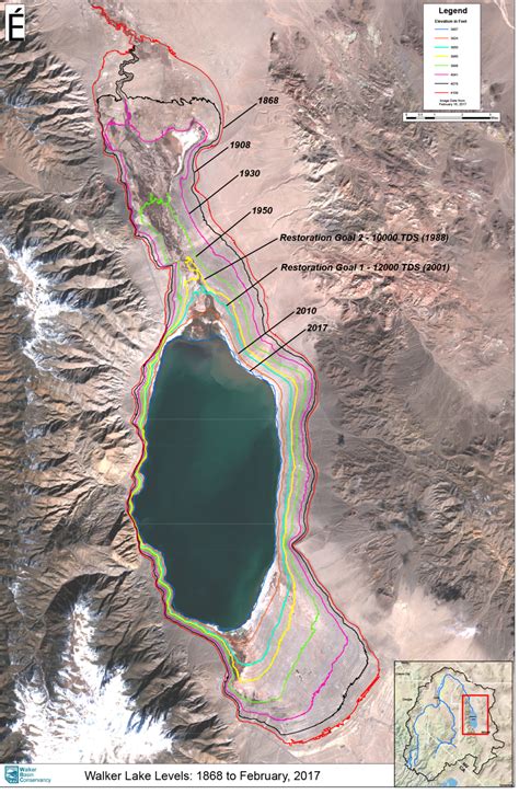 History of Walker Lake — Walker Basin Conservancy