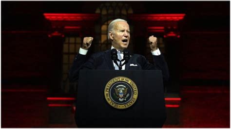 Biden Red Background Memes & Jokes Hit The Internet