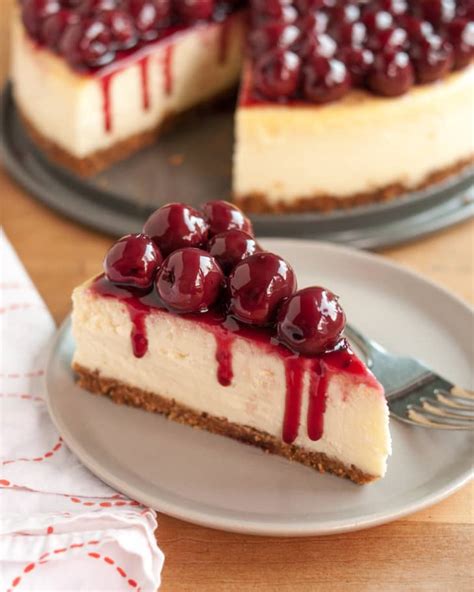 Easy No Bake Cherry Cheesecake Recipe 2023 - AtOnce