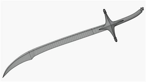 Curve Sword Scimitar from Elden Ring free 3D model | CGTrader