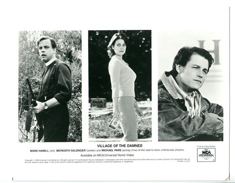 Village Of The Damned-Salenger-Hamill-Pare-8x10-Promo-Still: Photograph ...