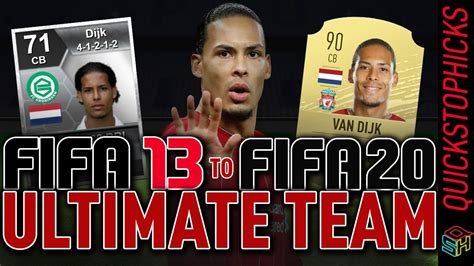 VIRGIL VAN DIJK FIFA 13 - FIFA 20 FUT HISTORY EVOLUTION I VAN DIJK FIFA ...