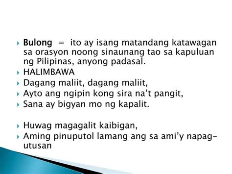 Kahulugan At Mga Halimbawa Ng Bulong - Mobile Legends