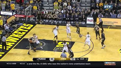 Purdue at Iowa - Men's Basketball Highlights - YouTube