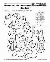 Subtraction Coloring Sheet Pages sketch template