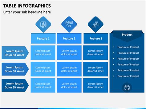 Table Infographics for PowerPoint and Google Slides - PPT Slides