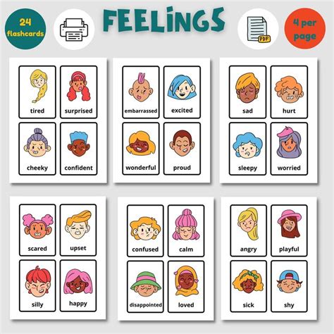 Pin on PRINTABLE FLASHCARDS 4 per page