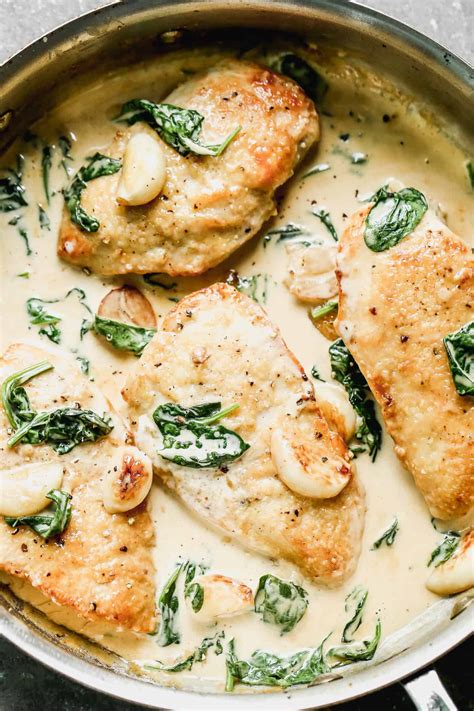 Creamy Garlic Chicken - Easy Chicken Recipes