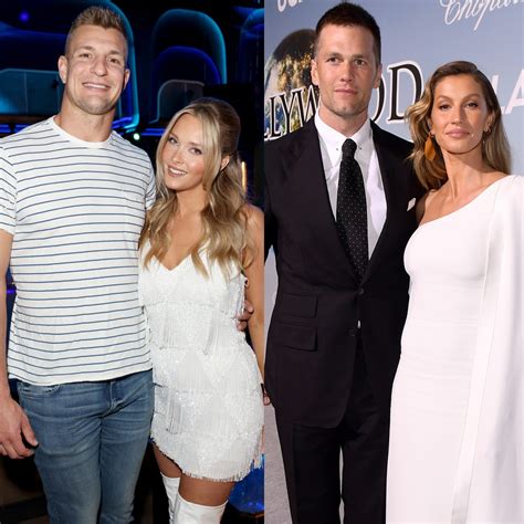 Rob Gronkowski's Girlfriend Camille Kostek Comments on Tom Brady and Gisele Bündchen's Marriage