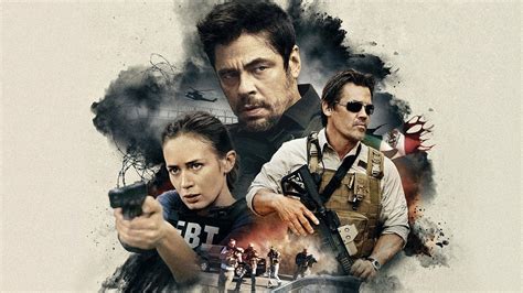 Download Benicio Del Toro Emily Blunt Josh Brolin Movie Sicario HD Wallpaper