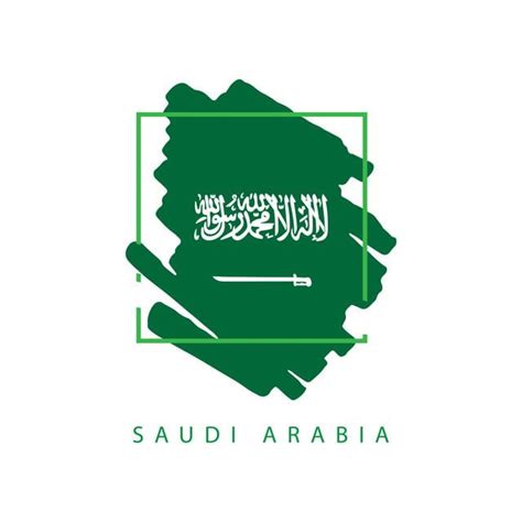 Saudi National Day Vector PNG Images, Saudi Arabia Brush Logo Vector ...