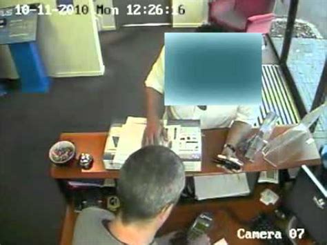 Credit card fraud caught on CCTV - YouTube