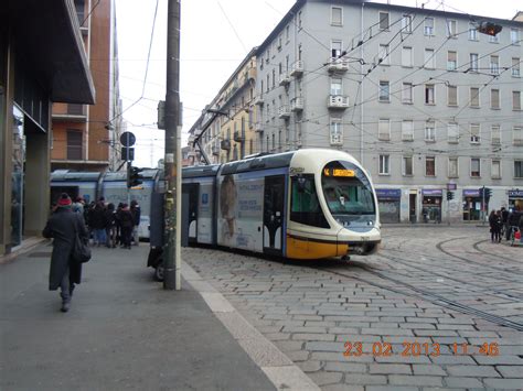 Milan, Italy Tram 22 February 2015