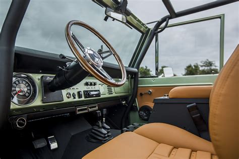 Interior of our 1972 Classic Ford Bronco Resoration at Velocity. | Classic bronco, Classic ford ...