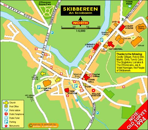 SKIBBEREEN MAP (An Sciobairin)