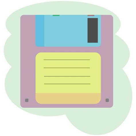 Diskette. vintage style. Vector graphics. isolated on white background ...