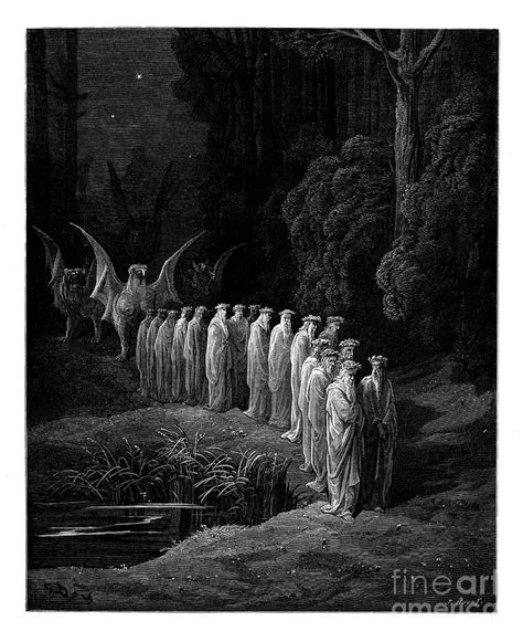 Dante Purgatory by Gustave Dore u35 Photograph by Historic illustrations - Pixels