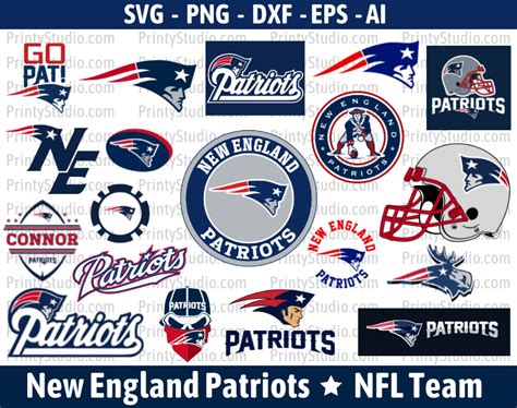 Patriots SVG Cut Files, New England Patriots Logo, Clipart | Inspire Uplift