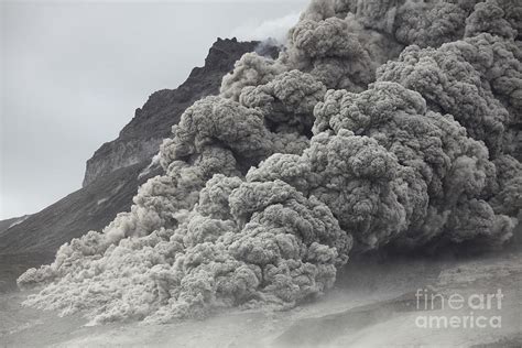 Pyroclastic Flow Descending The Flank Photograph by Richard Roscoe