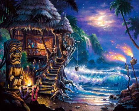 fun tiki art by Thordarsen | Welcome to Dina's Tiki Shack...A Tiki Oasis | Pinterest | Tiki art ...