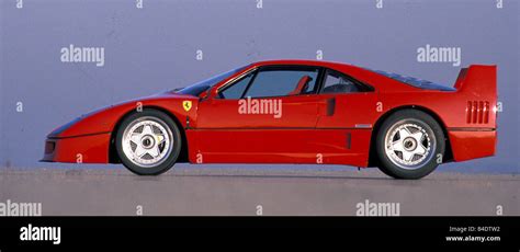 Car, Ferrari F40, roadster, coupe/Coupe, red, model year 1988-1989 ...