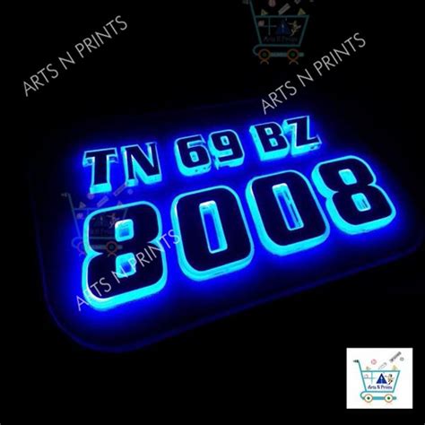 Night Glow Illuminated Number Plate | ubicaciondepersonas.cdmx.gob.mx