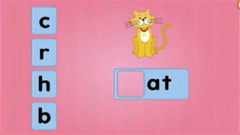 Starfall Lesson - Letter Sounds and Phonics with Word Famalies - YouTube