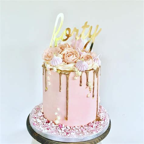 rose gold cake topper - Carroll Madsen