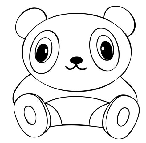 Panda Cute Drawing at GetDrawings | Free download