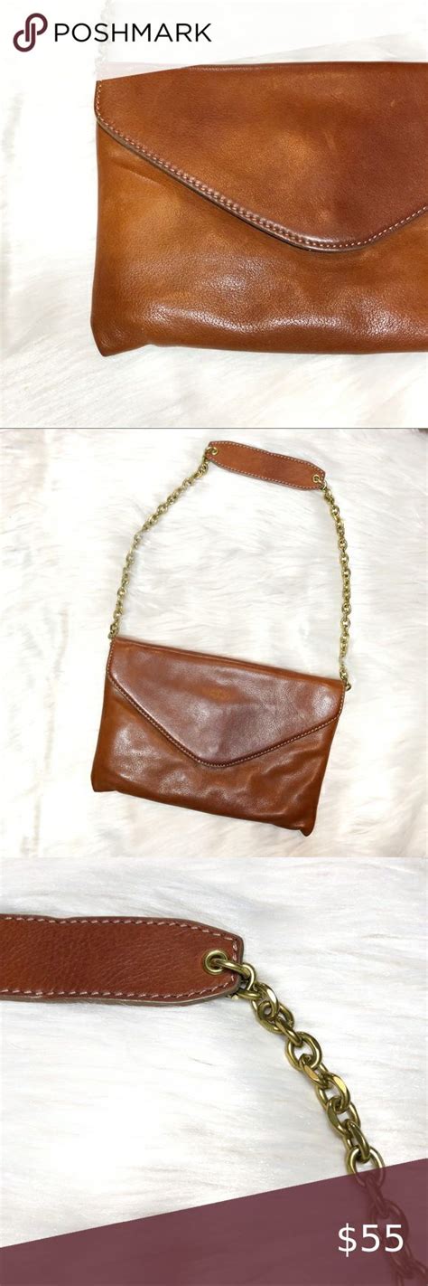 J Crew Leather Brown Purse | Brown purses, Leather, Purses