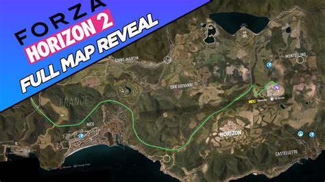 Forza Horizon 2 - Full Map Reveal !! (Map, Locations and MORE!) - YouTube