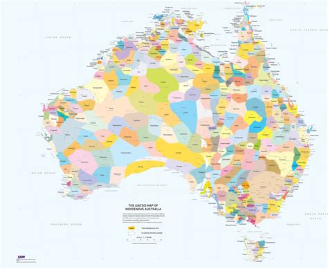 Aboriginal Country Map - Deadly Story