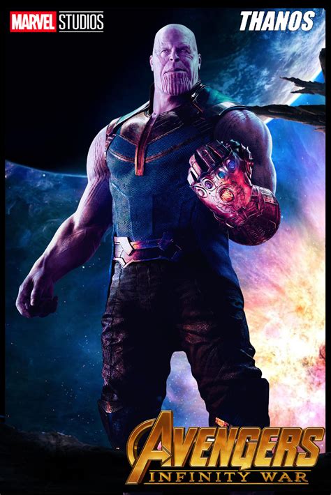 Thanos Avengers Infinity War Poster by bertzee on DeviantArt