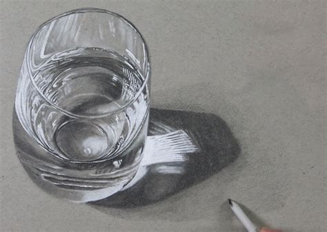 How to Draw a Glass of Water