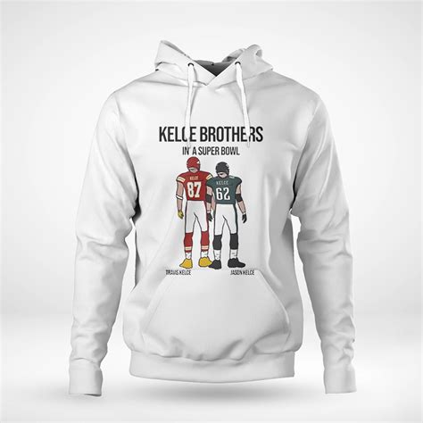 Kelce Brothers In A Super Bowl Travis Kelce Vs Jason Kelce Shirt Longsleeve