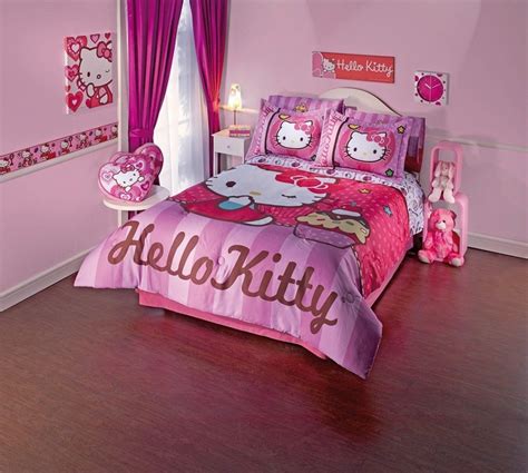 Lovely Hello Kitty Bedding Sets | Home Designing | Hello kitty bedroom, Hello kitty bedroom ...