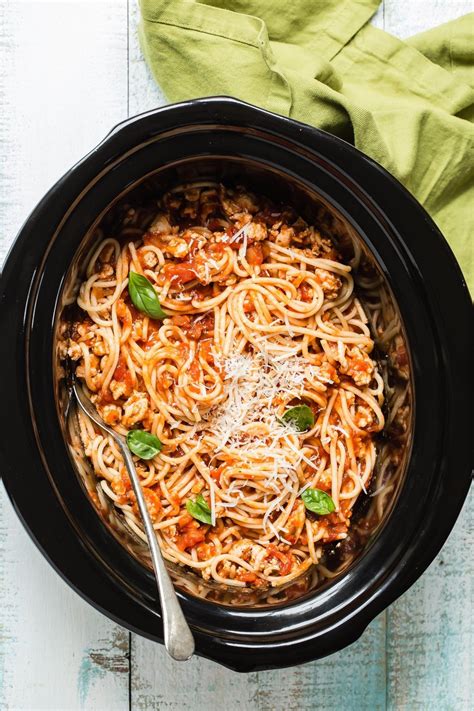 Crock Pot Spaghetti | Weelicious