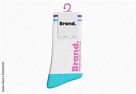 Socks Packaging Mockup Stock Template | Adobe Stock