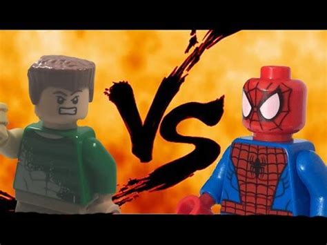 Lego Spiderman vs Sandman - YouTube