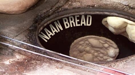 Naan Bread in Tandoor Oven - Indian Street Food Old Delhi | Indian street food, Street food ...