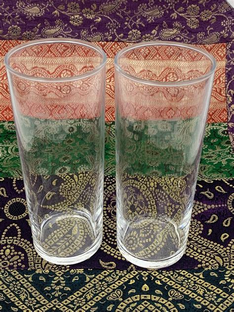 2 RKL Germany 5.5" Tall X 2” Diameter Large Beer Glasses 0,2 Clear ...