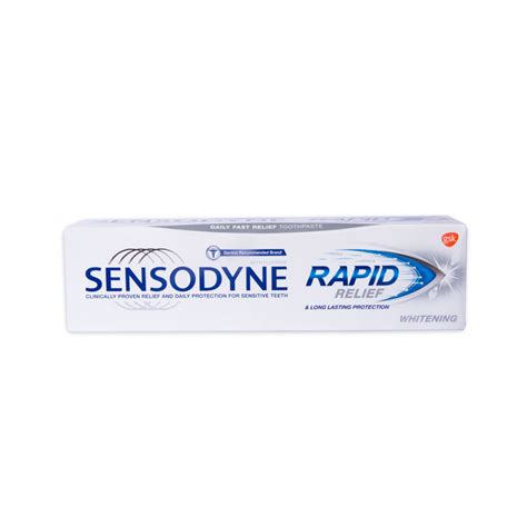 Sensodyne Rapid Relief Whitening & long lasting Protection Toothpaste (UK)