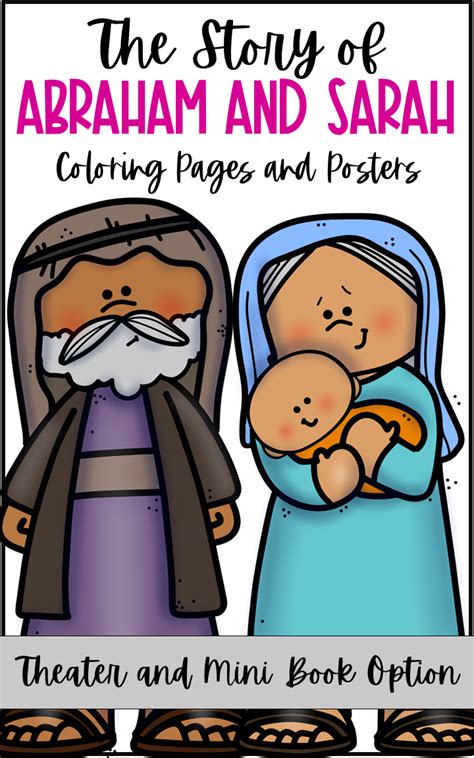 Abraham and Sarah Bible Story Coloring Pages and Posters | Craft ...